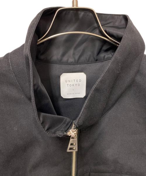 UNITED TOKYO（ユナイテッドトーキョー）UNITED TOKYO (ユナイテッドトーキョー) ジップアップブルゾン ブラック サイズ:1の古着・服飾アイテム