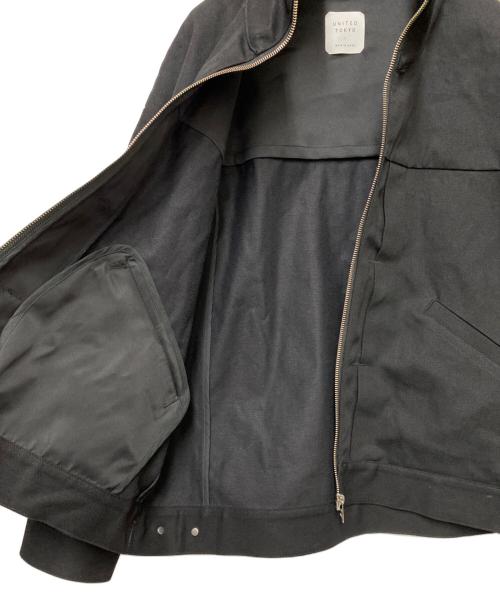 UNITED TOKYO（ユナイテッドトーキョー）UNITED TOKYO (ユナイテッドトーキョー) ジップアップブルゾン ブラック サイズ:1の古着・服飾アイテム