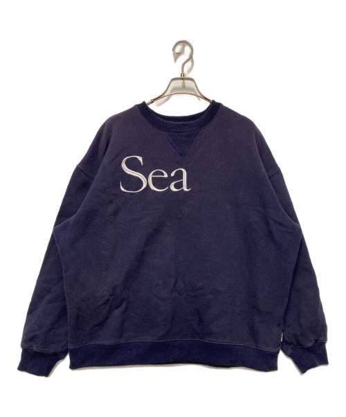 WIND AND SEA（ウィンダンシー）WIND AND SEA (ウィンダンシー) クルーネックスウェット ネイビー サイズ:Lの古着・服飾アイテム