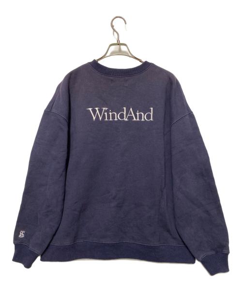 WIND AND SEA（ウィンダンシー）WIND AND SEA (ウィンダンシー) クルーネックスウェット ネイビー サイズ:Lの古着・服飾アイテム