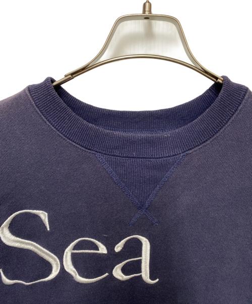 WIND AND SEA（ウィンダンシー）WIND AND SEA (ウィンダンシー) クルーネックスウェット ネイビー サイズ:Lの古着・服飾アイテム