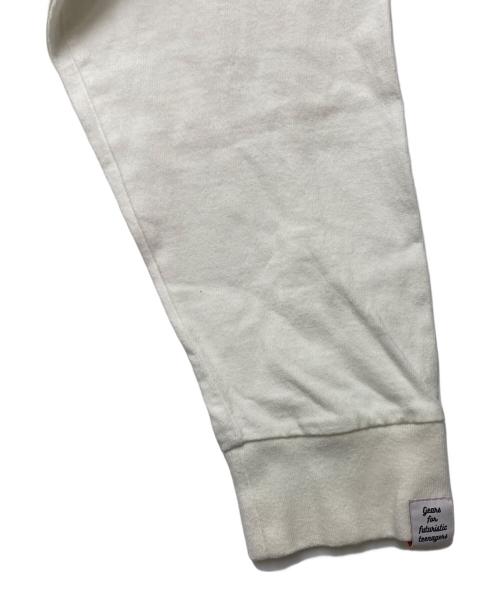 HUMAN MADE（ヒューマンメイド）HUMAN MADE (ヒューマンメイド) HEART LOGO L/S TEE ホワイト サイズ:Lの古着・服飾アイテム