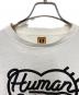 中古・古着 HUMAN MADE (ヒューマンメイド) HEART LOGO L/S TEE ホワイト サイズ:L：8000円