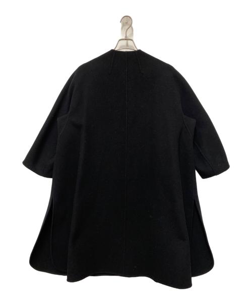 DRAWER（ドゥロワー）Drawer (ドゥロワー) ドロップスリーブブラックコート ブラック サイズ:36の古着・服飾アイテム