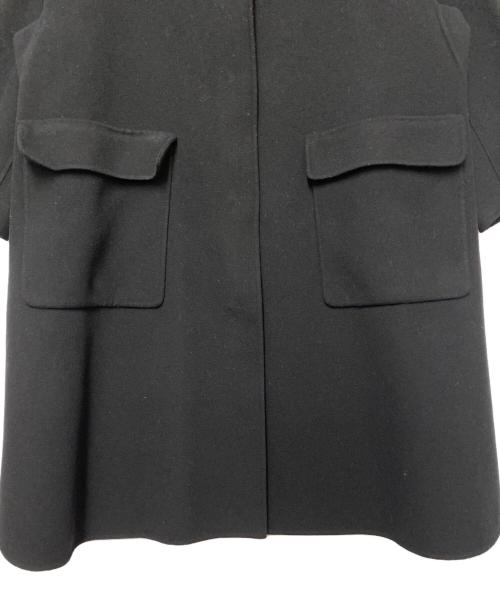 DRAWER（ドゥロワー）Drawer (ドゥロワー) ドロップスリーブブラックコート ブラック サイズ:36の古着・服飾アイテム