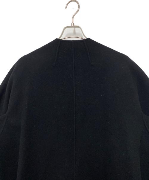 DRAWER（ドゥロワー）Drawer (ドゥロワー) ドロップスリーブブラックコート ブラック サイズ:36の古着・服飾アイテム
