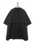 Drawer（ドゥロワー）の古着「ドロップスリーブブラックコート」｜ブラック
