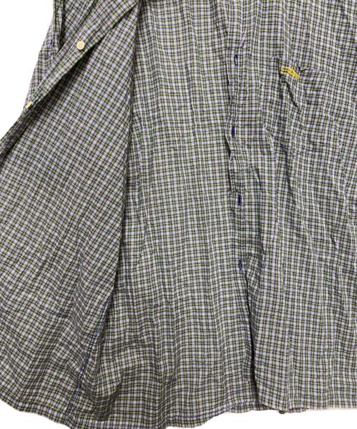 stussy（ステューシー）stussy (ステューシー) 半袖シャツ ネイビー×グリーン×イエロー サイズ:Lの古着・服飾アイテム