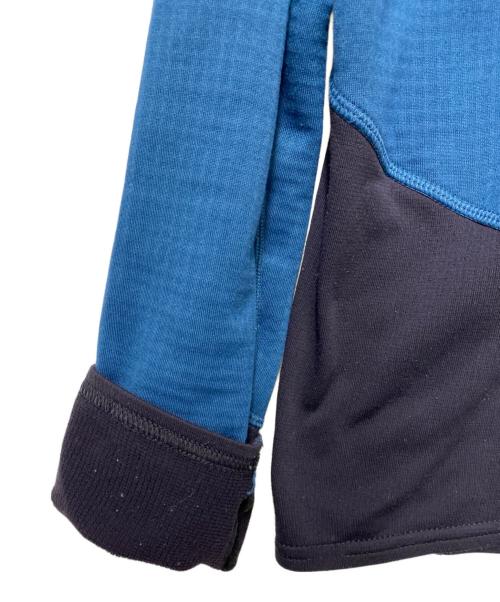 Patagonia（パタゴニア）Patagonia (パタゴニア) ジップパーカー ブルー×ネイビー サイズ:Mの古着・服飾アイテム