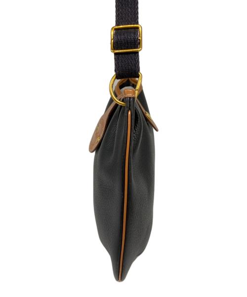 HERMES（エルメス）HERMES (エルメス) ショルダーバッグ ブラック×ブラウンの古着・服飾アイテム