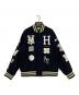 HUF（ハフ）の古着「20 YEAR CLASSIC H VARSITY JACKET」｜ネイビー