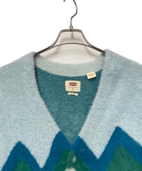 LEVI'S（リーバイス）LEVI'S (リーバイス) 厚手カーディガン スカイブルー サイズ:Mの古着・服飾アイテム