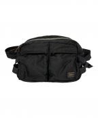 PORTERポーター）の古着「ウエストバッグ」｜ブラック