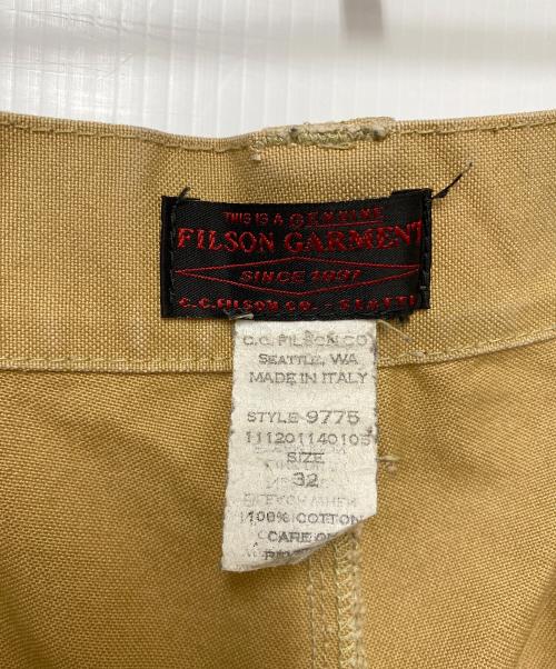 FILSON GARMENT（フィルソン ガーメント）FILSON GARMENT (フィルソン ガーメント) ワークハーフパンツ ベージュ サイズ:W32の古着・服飾アイテム