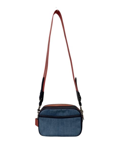 COACH（コーチ）COACH (コーチ) ショルダーバッグ インディゴ×ピンクの古着・服飾アイテム