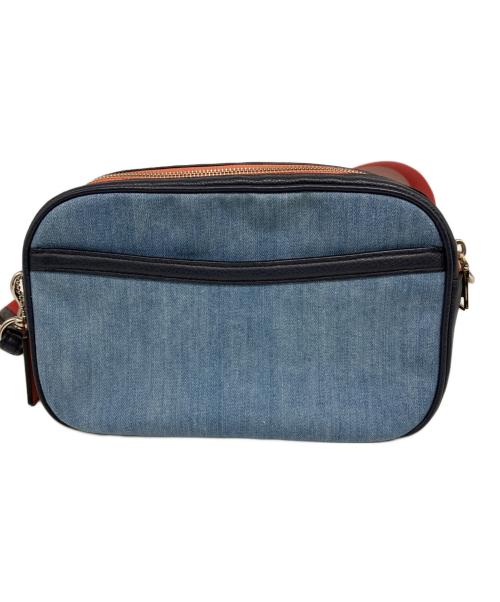 COACH（コーチ）COACH (コーチ) ショルダーバッグ インディゴ×ピンクの古着・服飾アイテム