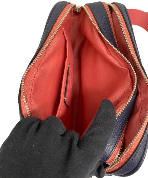 COACH（コーチ）COACH (コーチ) ショルダーバッグ インディゴ×ピンクの古着・服飾アイテム