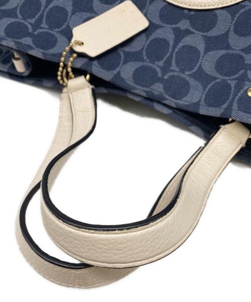 COACH（コーチ）COACH (コーチ) トートバッグ ネイビーの古着・服飾アイテム