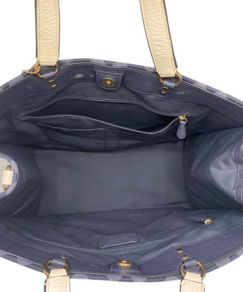 COACH（コーチ）COACH (コーチ) トートバッグ ネイビーの古着・服飾アイテム