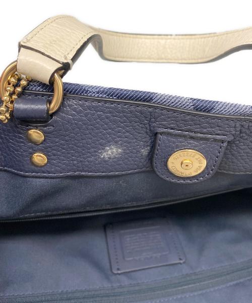 COACH（コーチ）COACH (コーチ) トートバッグ ネイビーの古着・服飾アイテム