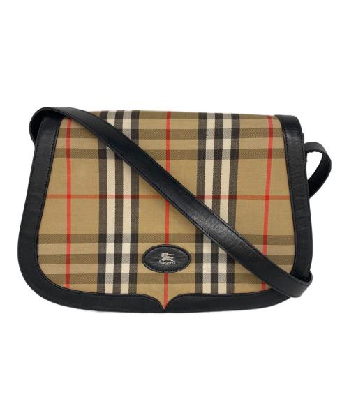 Burberry's（バーバリー）Burberry's (バーバリー) ショルダーバッグ ブラウン×ブラックの古着・服飾アイテム