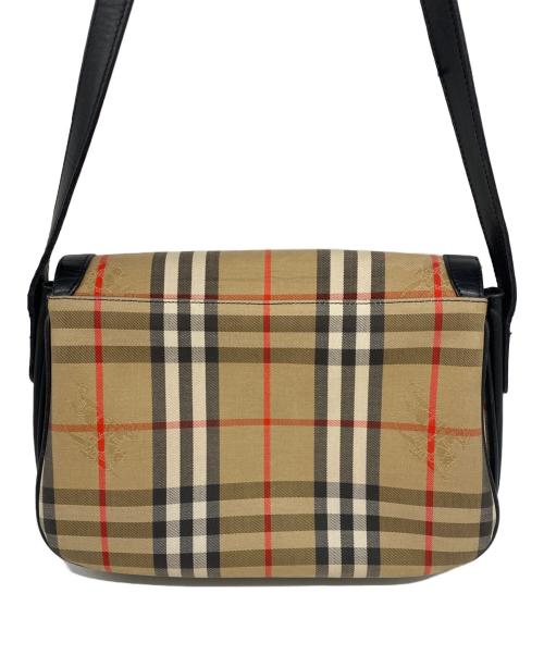 Burberry's（バーバリー）Burberry's (バーバリー) ショルダーバッグ ブラウン×ブラックの古着・服飾アイテム