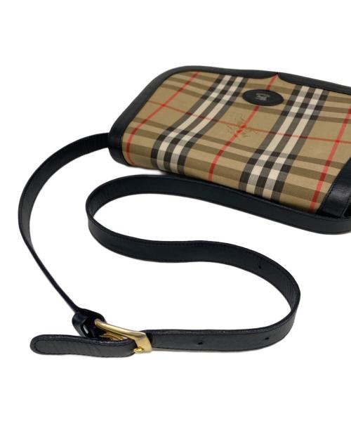 Burberry's（バーバリー）Burberry's (バーバリー) ショルダーバッグ ブラウン×ブラックの古着・服飾アイテム