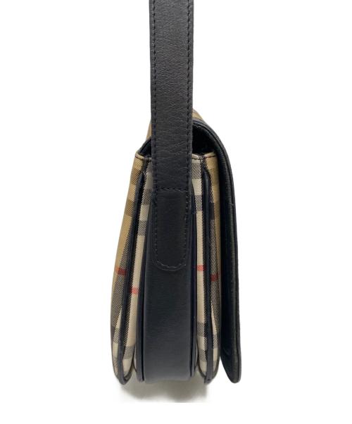 Burberry's（バーバリー）Burberry's (バーバリー) ショルダーバッグ ブラウン×ブラックの古着・服飾アイテム