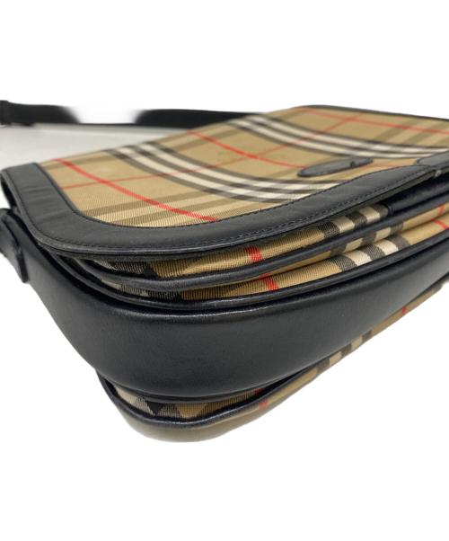 Burberry's（バーバリー）Burberry's (バーバリー) ショルダーバッグ ブラウン×ブラックの古着・服飾アイテム