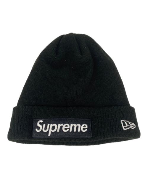 SUPREME（シュプリーム）SUPREME (シュプリーム) New Era (ニューエラ) ニット帽 ブラックの古着・服飾アイテム