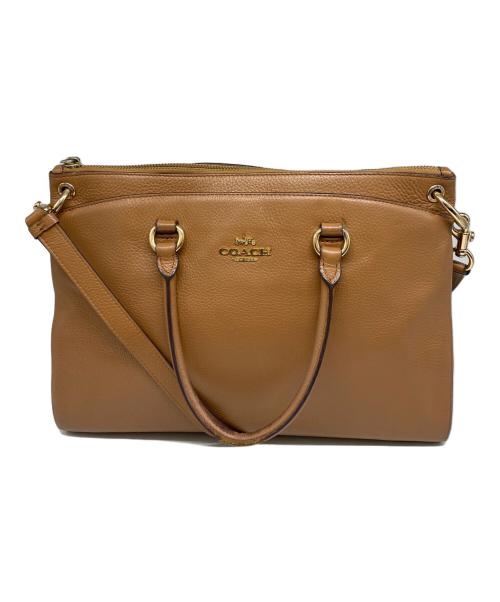 COACH（コーチ）COACH (コーチ) 2WAYショルダーバッグ ブラウンの古着・服飾アイテム