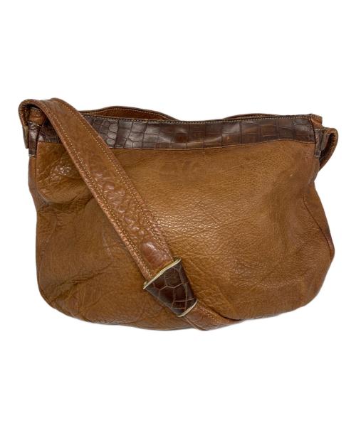 enrique loewe knappe（エンリケロエベナッペ）enrique loewe knappe (エンリケロエベナッペ) ワンショルダーバッグ ブラウンの古着・服飾アイテム