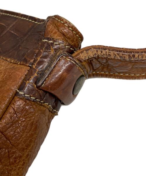 enrique loewe knappe（エンリケロエベナッペ）enrique loewe knappe (エンリケロエベナッペ) ワンショルダーバッグ ブラウンの古着・服飾アイテム