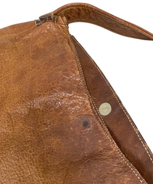 enrique loewe knappe（エンリケロエベナッペ）enrique loewe knappe (エンリケロエベナッペ) ワンショルダーバッグ ブラウンの古着・服飾アイテム