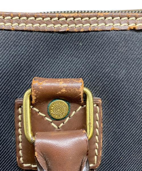 HUNTING WORLD（ハンティングワールド）HUNTING WORLD (ハンティングワールド) ボストンバッグ ブラックの古着・服飾アイテム