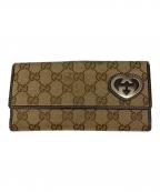 GUCCIグッチ）の古着「長財布」｜ベージュ