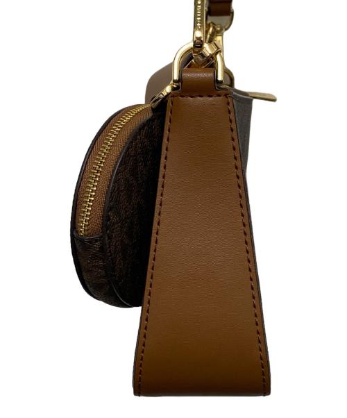 MICHAEL KORS（マイケル・コース）MICHAEL KORS (マイケル・コース) ショルダーバッグ ブラウンの古着・服飾アイテム