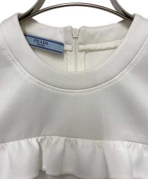 PRADA（プラダ）PRADA (プラダ) 半袖カットソー ホワイト サイズ:40の古着・服飾アイテム