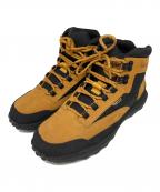 Timberlandティンバーランド）の古着「ミッドブーツ」｜キャメル×ブラック