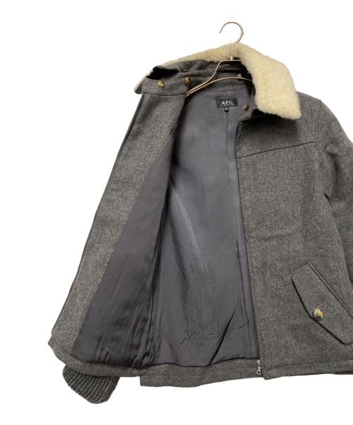 A.P.C.（アーペーセー）A.P.C. (アーペーセー) ウールジャケット グレー サイズ:XSの古着・服飾アイテム