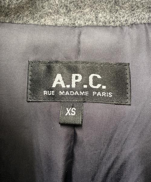 A.P.C.（アーペーセー）A.P.C. (アーペーセー) ウールジャケット グレー サイズ:XSの古着・服飾アイテム