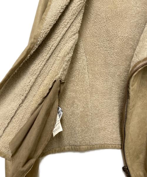 salvatore santoro（サルヴァトーレサントロ）salvatore santoro (サルヴァトーレサントロ) ムートンジャケット ベージュ サイズ:40の古着・服飾アイテム