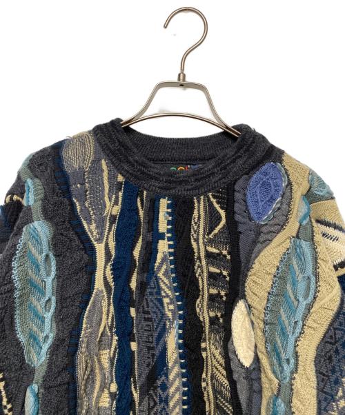 Coogi（クージー）Coogi (クージー) 厚手ニット ブラック サイズ:Sの古着・服飾アイテム