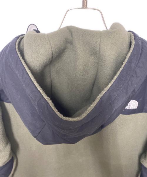 THE NORTH FACE（ザ ノース フェイス）THE NORTH FACE (ザ ノース フェイス) デナリフーディ フリースジャケット オリーブ×ブラック サイズ:Lの古着・服飾アイテム
