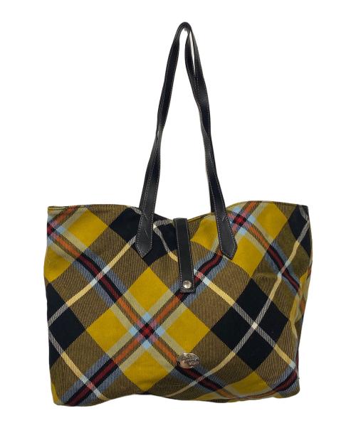 Vivienne Westwood（ヴィヴィアンウエストウッド）Vivienne Westwood (ヴィヴィアンウエストウッド) トートバッグ イエローの古着・服飾アイテム