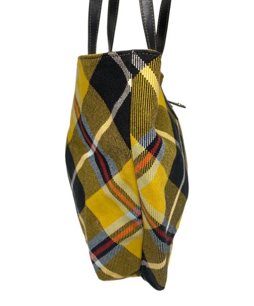 Vivienne Westwood（ヴィヴィアンウエストウッド）Vivienne Westwood (ヴィヴィアンウエストウッド) トートバッグ イエローの古着・服飾アイテム