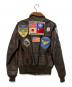 COCKPIT (コックピット) Top Gun Navy G-1 Jacket ブラウン サイズ:38：70000円