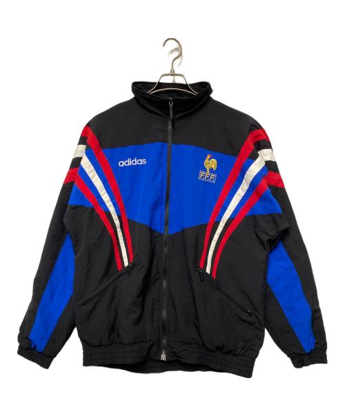 adidas（アディダス）adidas (アディダス) フットボールジャケット ブラック×ブルー×レッド サイズ:Fの古着・服飾アイテム