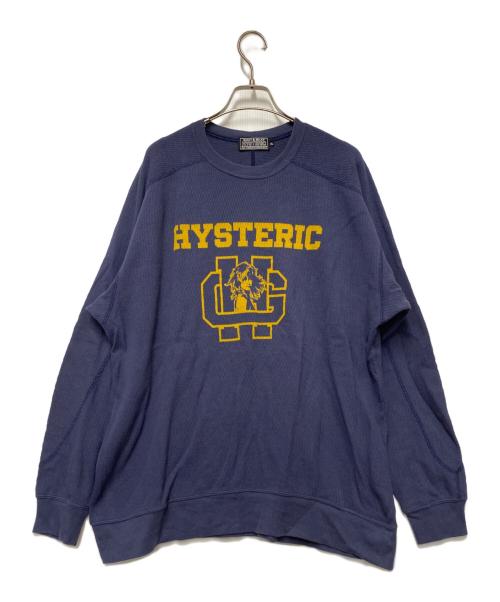 Hysteric Glamour（ヒステリックグラマー）Hysteric Glamour (ヒステリックグラマー) サーマルカットソー ネイビー サイズ:XLの古着・服飾アイテム
