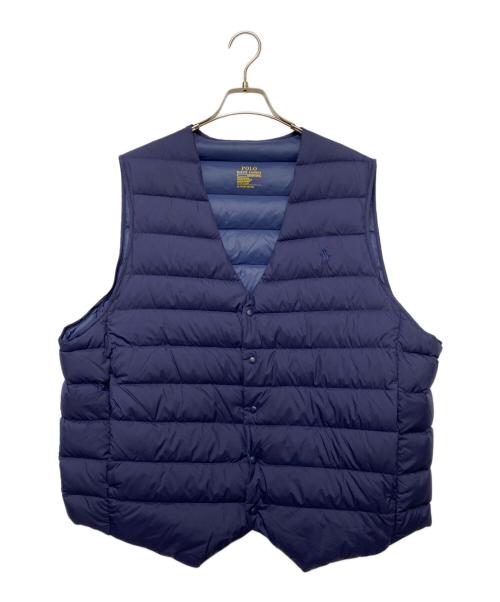 POLO RALPH LAUREN（ポロ・ラルフローレン）POLO RALPH LAUREN (ポロ・ラルフローレン) ダウンベスト ネイビー サイズ:XLの古着・服飾アイテム